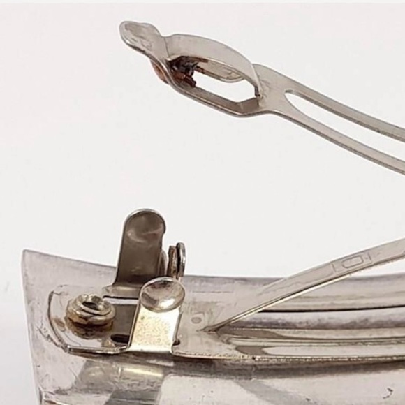 Vintage Sterling Silver French Hair Barrette - Picture 7 of 16